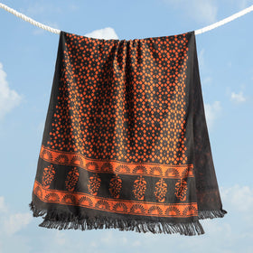  Traditional Pipad Block Printed Pure Handloom Cotton Towel 