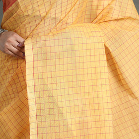  Traditional Venkatagiri Handloom Cotton Checks Saree 07 Online at iTokri.com