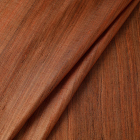Orange - vidarbha tussar x ghicha silk handloom fabric 01