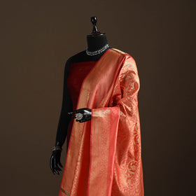 Zari work banarasi silk dupatta 31 - handcrafted
