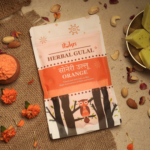  Orange Organic Herbal Gulal Holi Colour (100gm)
