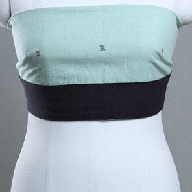 Organic kala cotton handloom blouse piece 59 - handcrafted