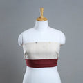 Organic kala cotton handloom blouse piece 64 - handcrafted