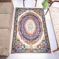 Original Chain Stitch Crewel Wool Thread Hand Embroidery Carpet 
