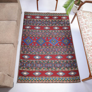 Original Chain Stitch Crewel Wool Thread Hand Embroidery Carpet 