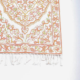 Original Chain Stitch Mulberry Silk Thread Hand Embroidery Carpet 