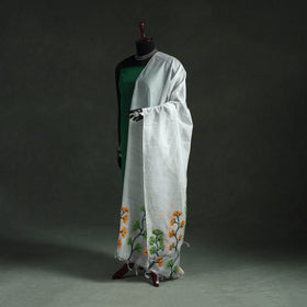 Original gond handpainted handloom chanderi silk dupatta 02