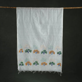 Original gond handpainted handloom chanderi silk dupatta 04