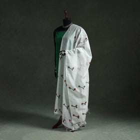 Original gond handpainted handloom chanderi silk dupatta 07