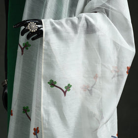 Original gond handpainted handloom chanderi silk dupatta 07
