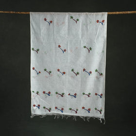 Original gond handpainted handloom chanderi silk dupatta 07