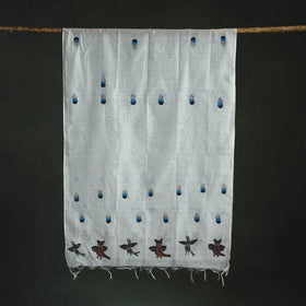 Original gond handpainted handloom chanderi silk dupatta 10