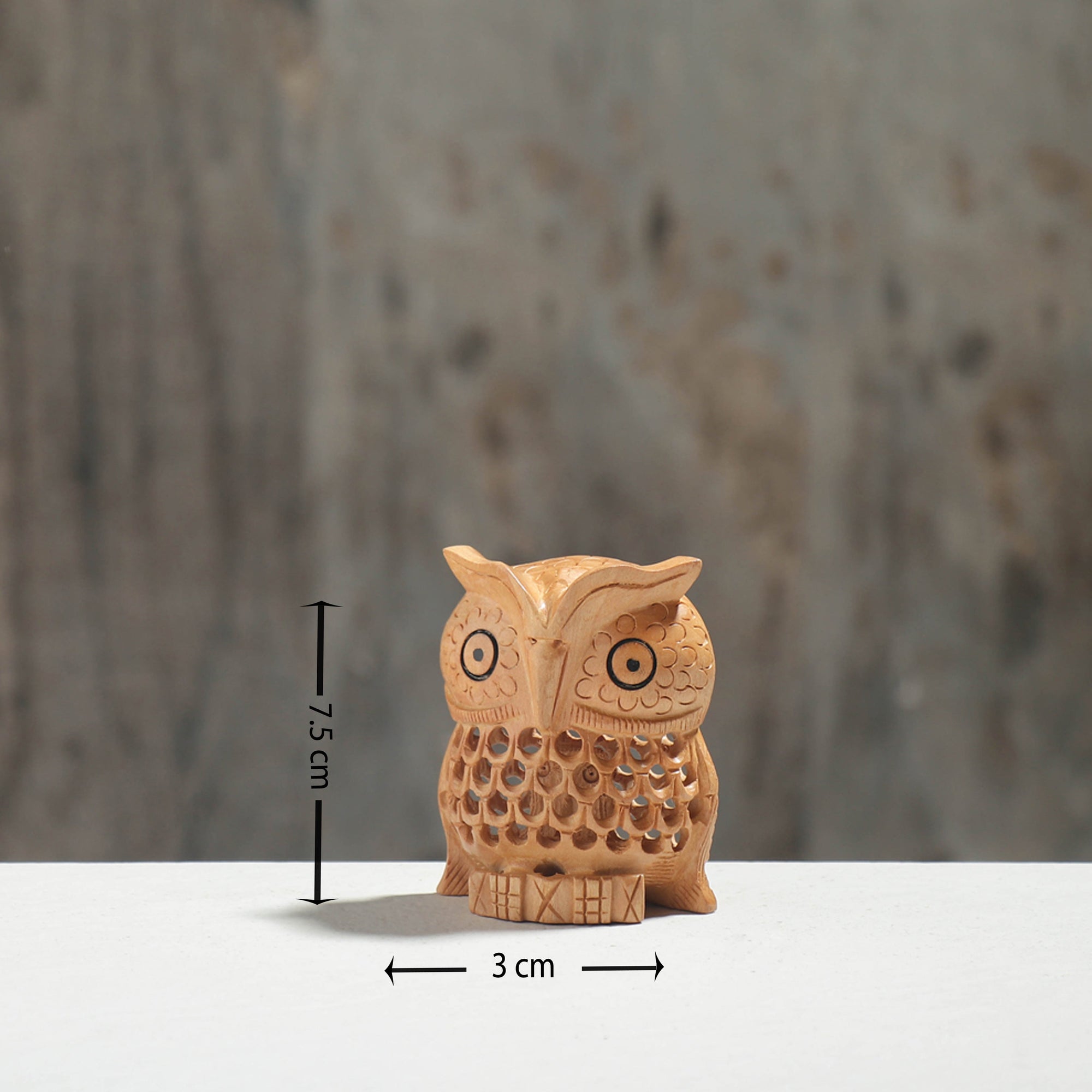 owl wood sculpture