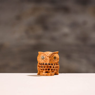  Lord Ganesha - Handcarved Kadam Wood Sculpture 