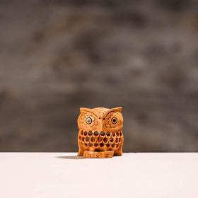  Lord Ganesha - Handcarved Kadam Wood Sculpture 