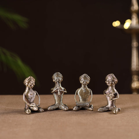 Pagdi musician - tribal odisha dokra handmade home decor