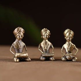 Pagdi musician - tribal odisha dokra handmade home decor