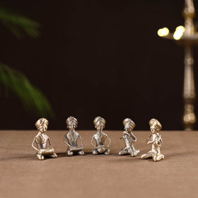 Pagdi musician - tribal odisha dokra handmade home decor