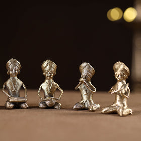 Pagdi musician - tribal odisha dokra handmade home decor