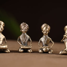 Pagdi musician - tribal odisha dokra handmade home decor