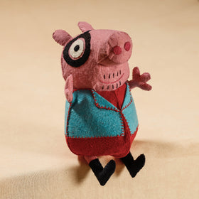  Buy Papa Piggie - Handmade Felt Work Stuffed Soft Toy 