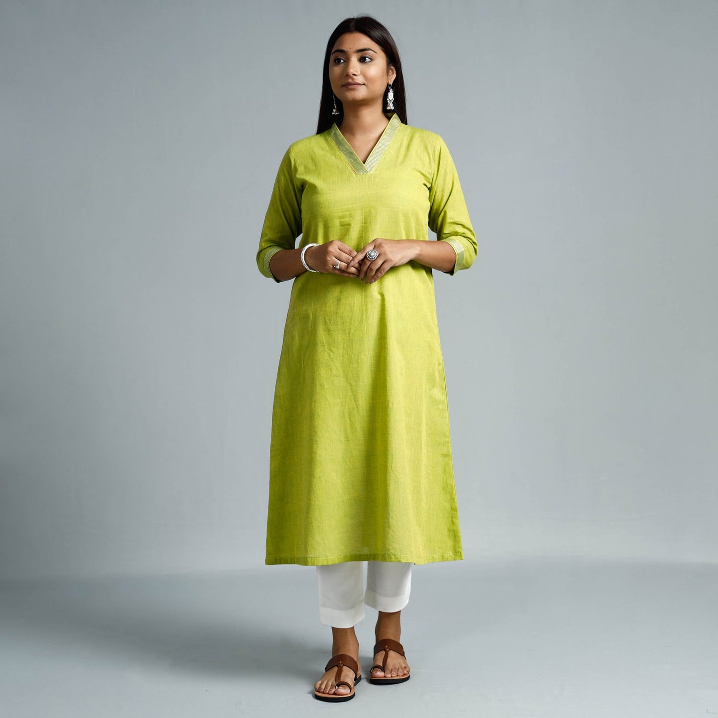 Buy Dharwad Cotton Long Kurta Online at iTokri.com