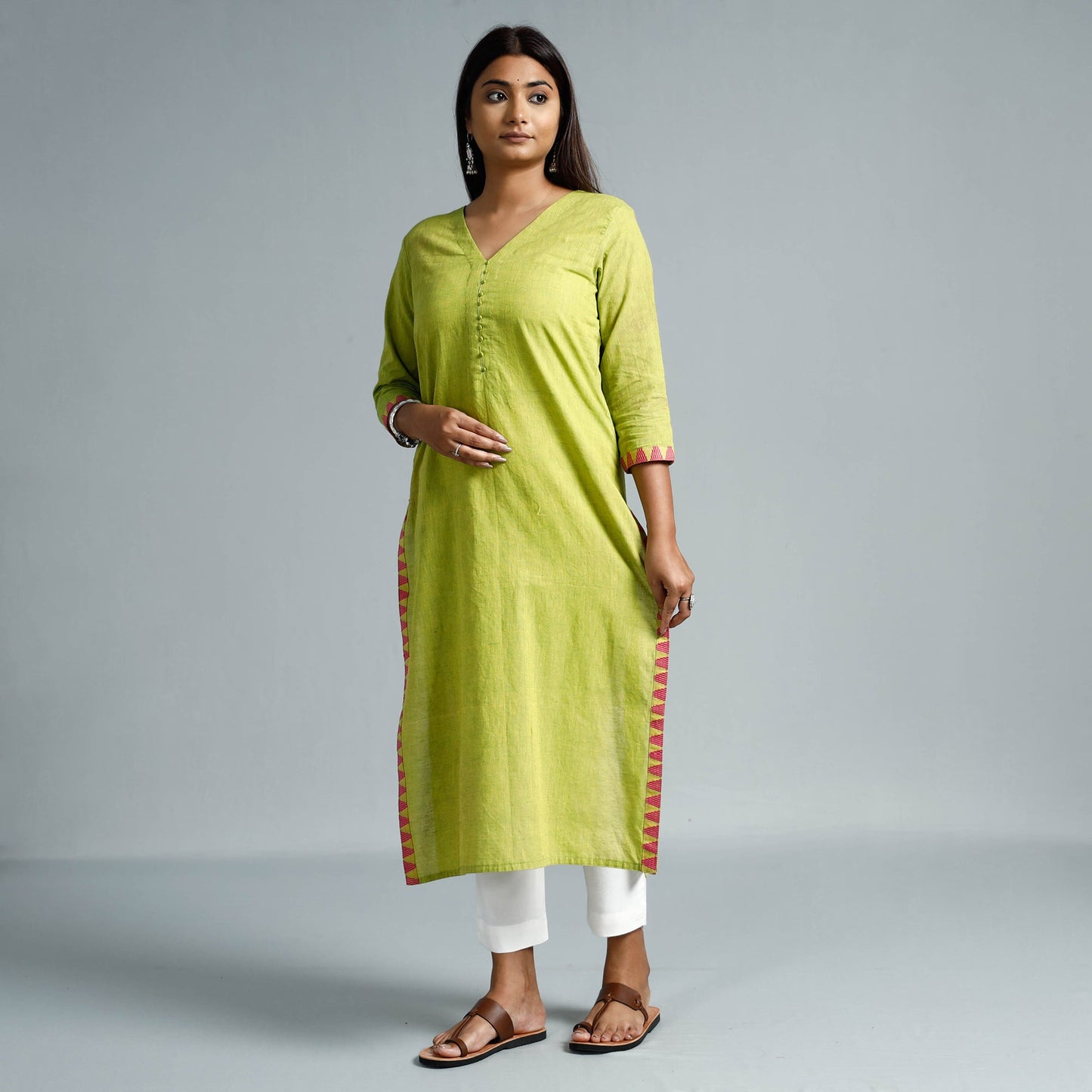 Buy Dharwad Cotton Long Kurta for Women
