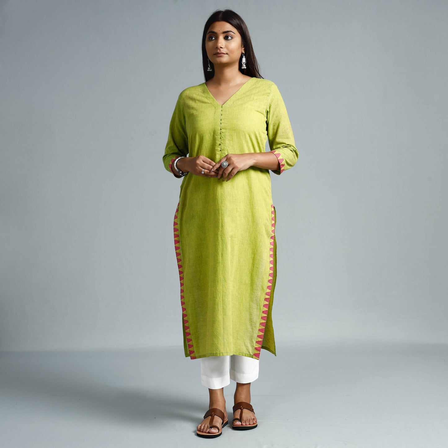 Buy Dharwad Cotton Long Kurta for Women