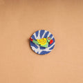  Parrot - Handmade Fabart Wooden Magnet 