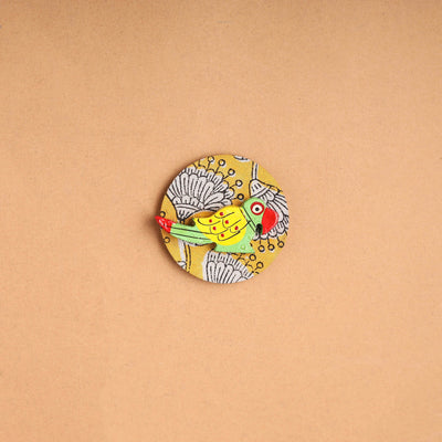  Parrot - Handmade Fabart Wooden Magnet 