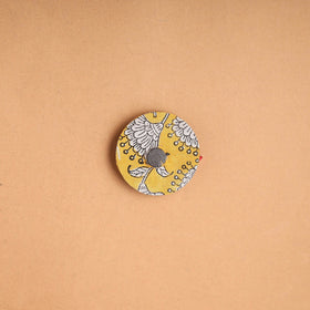  Parrot - Handmade Fabart Wooden Magnet 