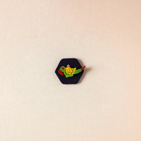  Parrot - Handmade Fabart Wooden Magnet 