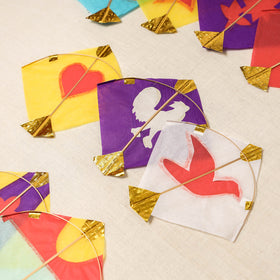  पतंग Kite - Handmade Paper Work Decor Item 