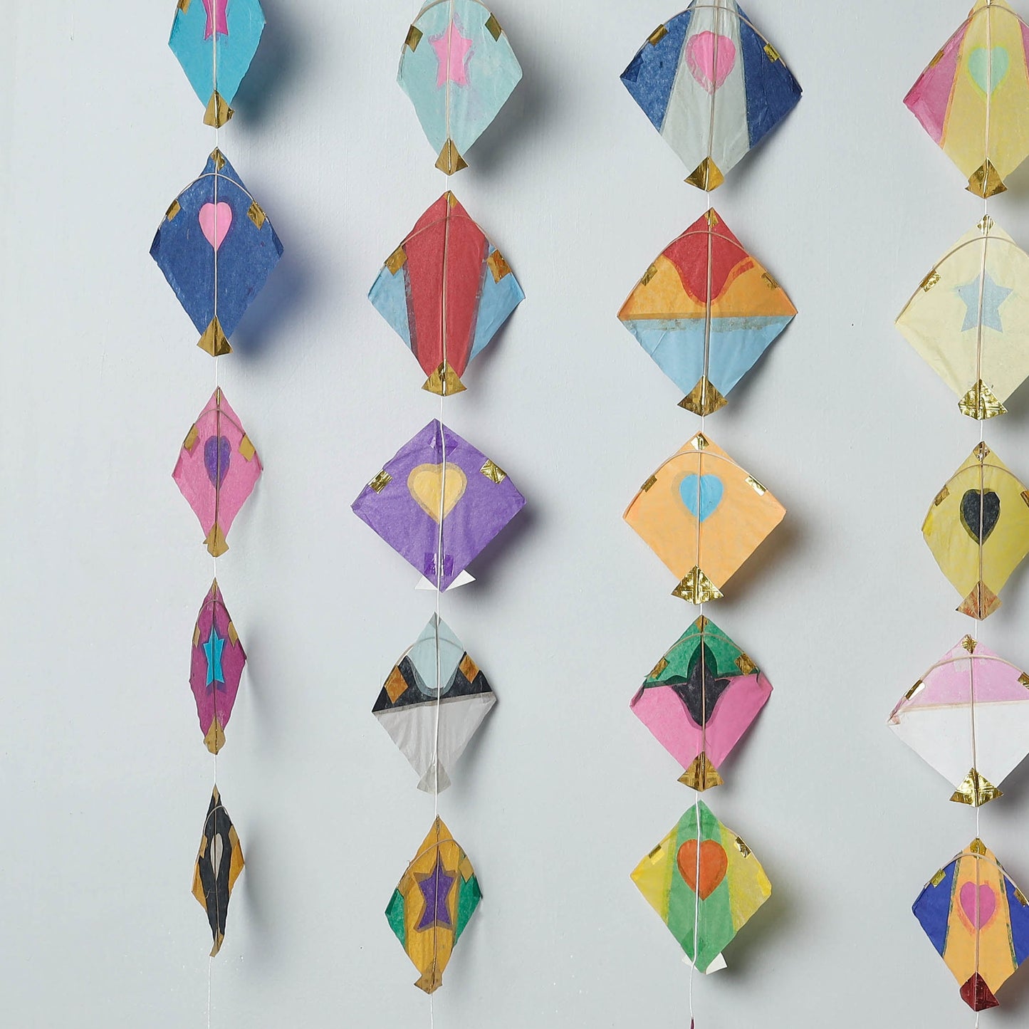  पतंग Kite - Handmade Paper Work Hanging small 