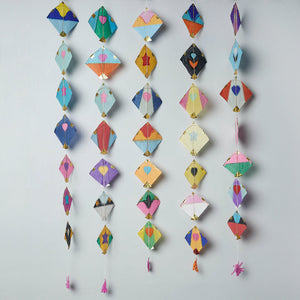  पतंग Kite - Handmade Paper Work Hanging small 