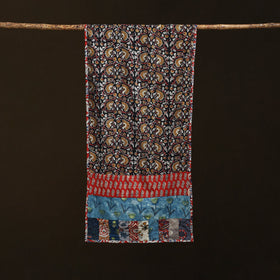 Patchwork cotton hand bagru stole 02 - handcrafted