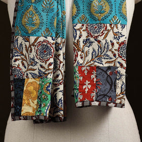 Patchwork cotton hand bagru stole 03 - handcrafted