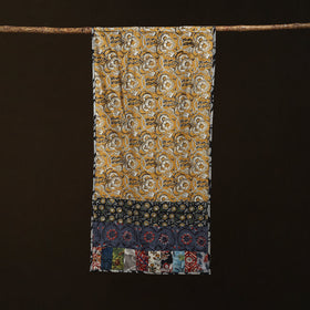 Patchwork cotton hand bagru stole 07 - handcrafted