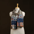Patchwork cotton hand bagru stole 09 - handcrafted