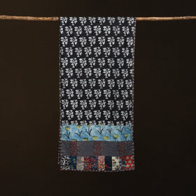 Patchwork cotton hand bagru stole 11 - handcrafted