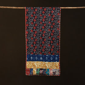 Patchwork cotton hand bagru stole 14 - handcrafted