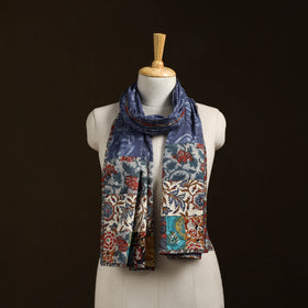 Patchwork cotton hand bagru stole 15 - handcrafted