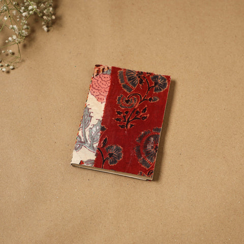 Patchwork fabric cover handmade paper notebook 123