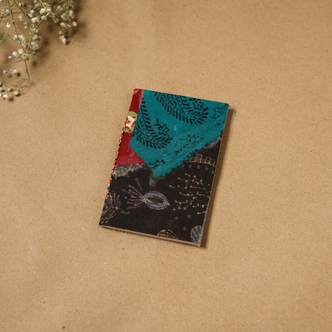 Patchwork fabric cover handmade paper notebook 126