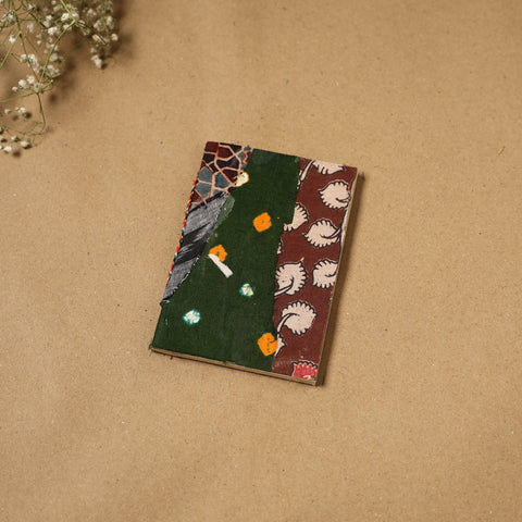 Patchwork fabric cover handmade paper notebook 131