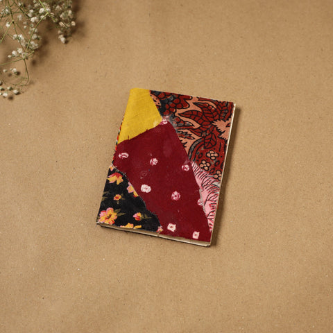 Patchwork fabric cover handmade paper notebook 136