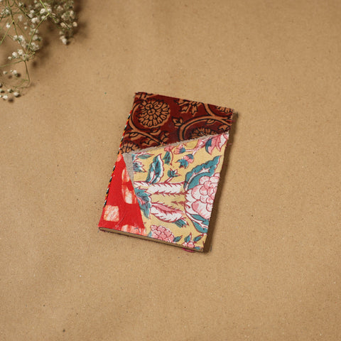 Patchwork fabric cover handmade paper notebook 138