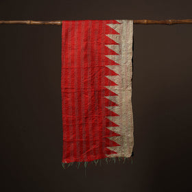 Patchwork reversible silk bengal hand kantha stitch stole