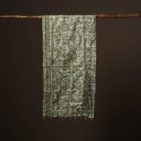 Patchwork reversible silk bengal hand kantha stitch stole