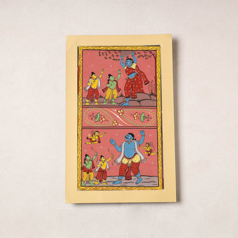  Patachitra Painting on Handmade Paper 